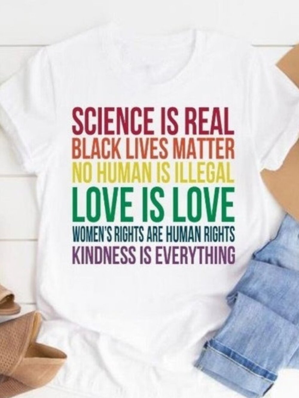 Black Lives Matter Shirt, Love Is Love Shirt, Science is Real Shirt